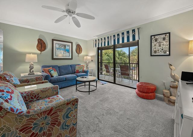 #642 Sanibel Moorings Courtyard View