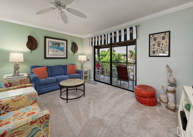 #642 Sanibel Moorings Courtyard View