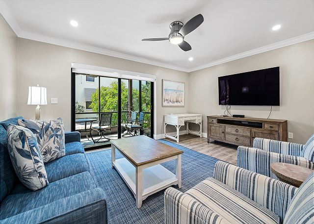 #811 Sanibel Moorings Courtyard View