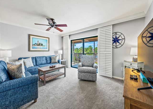 #812 Sanibel Moorings Courtyard View