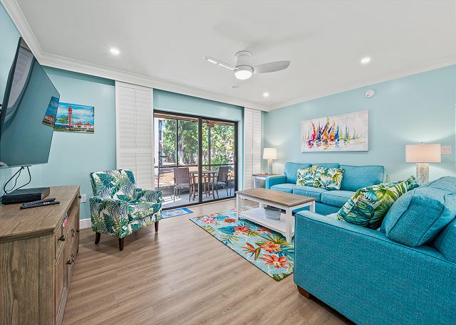 #841 Sanibel Moorings Courtyard View