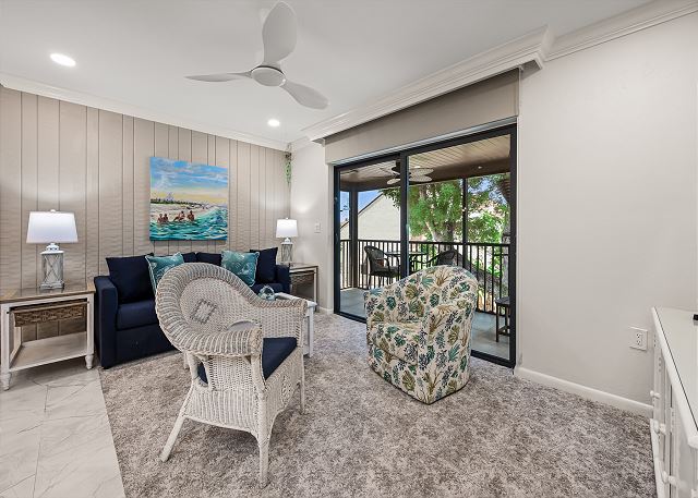 #912 Sanibel Moorings Courtyard View