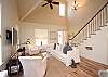 Two-Story Living Space with Flat Screen TV Two-Story Living Space with Flat Screen TV
