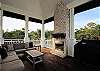 Outdoor Lounge Space with Fireplace & Grill Outdoor Lounge Space with Fireplace & Grill
