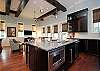 Oversized Kitchen with Granite Countertops Oversized Kitchen with Granite Countertops
