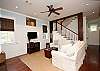 1st Floor Living Room with Flat Screen TV 1st Floor Living Room with Flat Screen TV