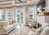 Living Space with Balcony Views Living Space with Balcony Views