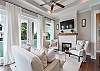 Serene Living Space with Flat Screen TV Serene Living Space with Flat Screen TV