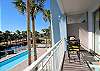 Balcony overlooking Private Pool Balcony overlooking Private Pool