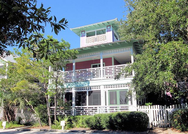 It's Happy Hour located on Forest Street in Seaside, Florida It's Happy Hour located on Forest Street in Seaside, Florida