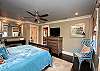 Alternate View of Master Suite with Flat Screen TV Alternate View of Master Suite with Flat Screen TV