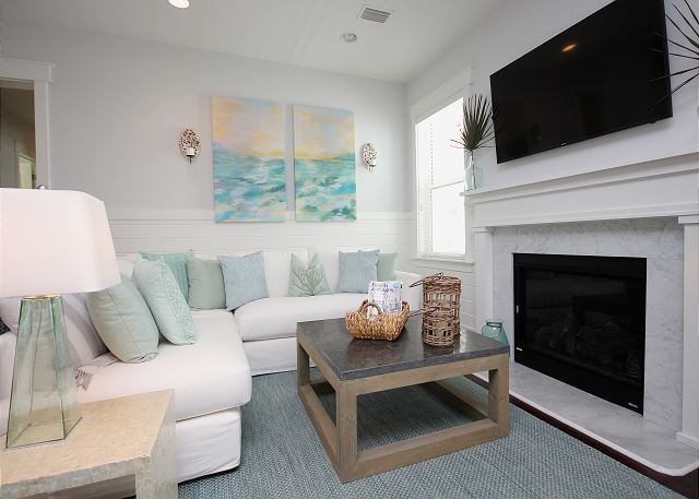 Living Room with HD Smart TV Living Room with HD Smart TV