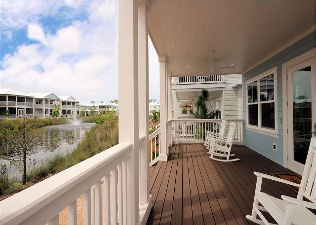 Private front porch Private front porch