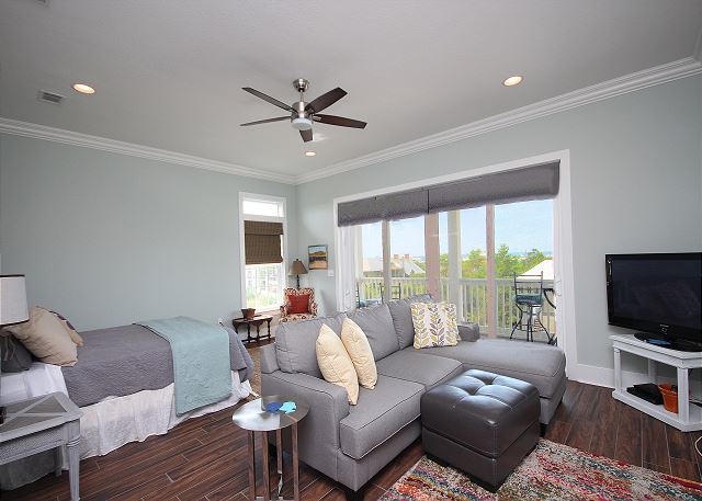 Sitting Room in Upstairs Master with Private Patio Sitting Room in Upstairs Master with Private Patio