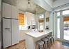 Kitchen with Bar Seating for 4 Kitchen with Bar Seating for 4