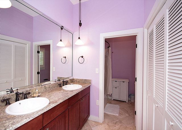 Master Bath with Dual Sinks, Granite Countertops, and Bath/Showe Master Bath with Dual Sinks, Granite Countertops, and Bath/Showe