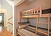 Built-In Full/Twin Bunks in Hallway Built-In Full/Twin Bunks in Hallway