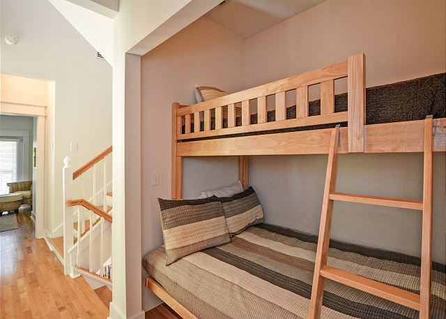 Built-In Full/Twin Bunks in Hallway Built-In Full/Twin Bunks in Hallway