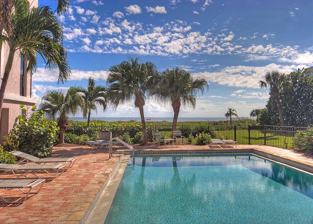 The Shorewood heated pool