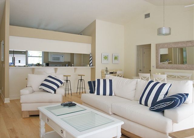 Property is clean with exceptional furnishings, hard wood floors