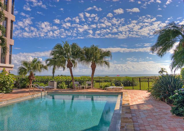 The Shorewood heated pool