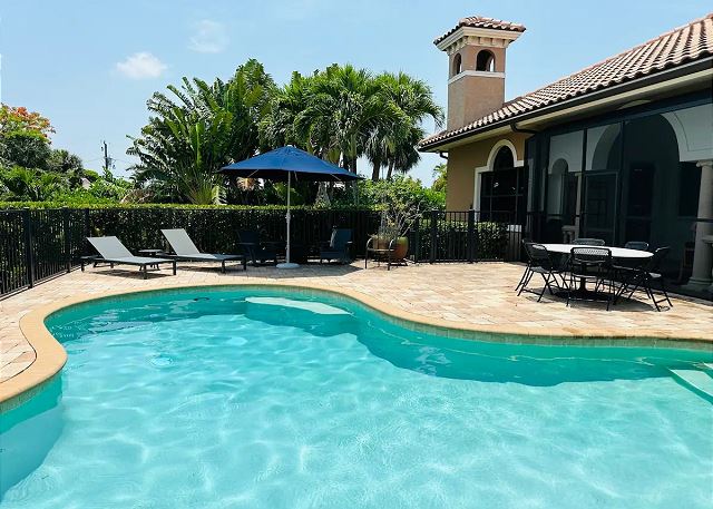 The Villa | Luxury Fort Myers Pool Home