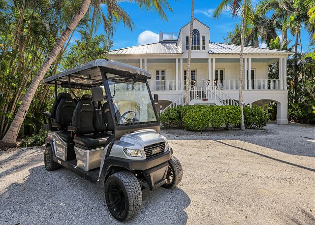 Resting Beach Place with street legal golf cart