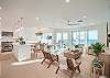 Breathtaking Views Of The Gulf From Living Room & Kitchen 