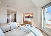 Twin Bedroom Upstairs With Private Entrance To Outdoor Patio 