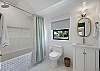 Children's Bedroom Off From Living Room With Twin below and Loft With Another Twin and Ensuite Bathroom With Tub -- Good For Kids, Not Adults 