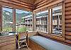 Window seat in alcove