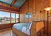 Full bed in the Livingroom, it was a thing back  then... Lay in bed, view the stars