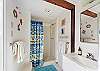 2nd bath, located outside the house, with a stall shower