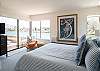King bed in the main bedroom