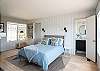 Queen bed in the 2nd bedroom