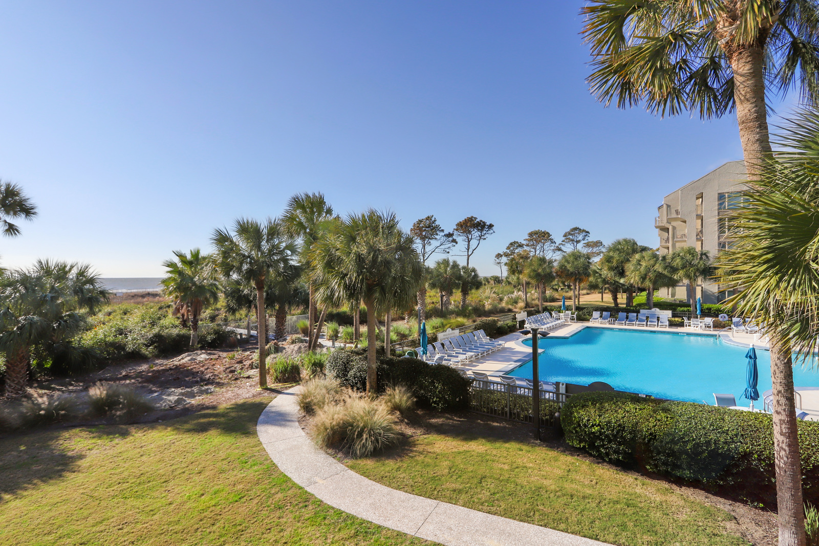 View of The pool at Shorewood from unit 201