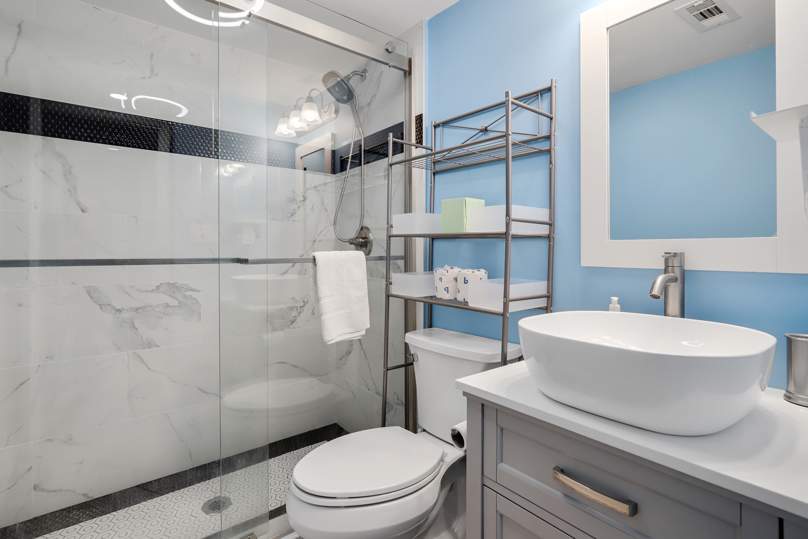 Bath with Walk In Shower