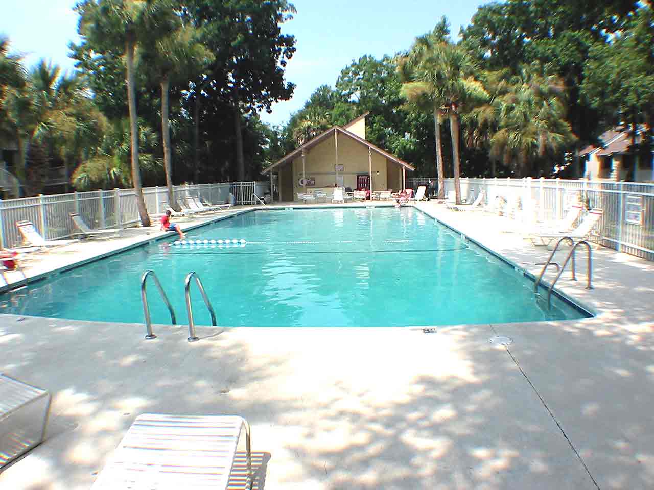 Courtside Pool Area