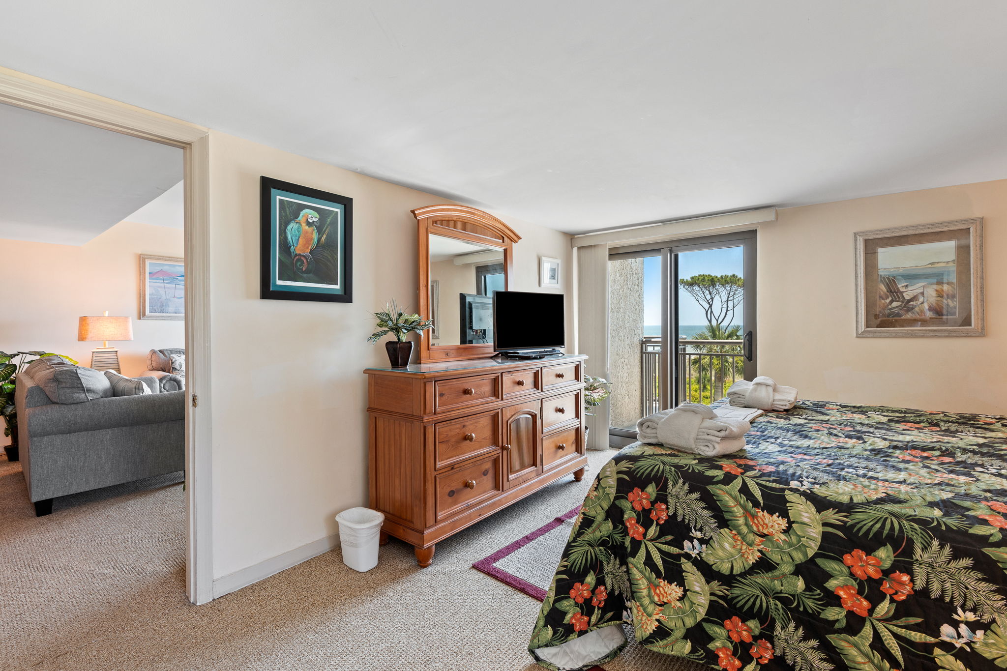Oceanfront Master Bedroom with Private Bath