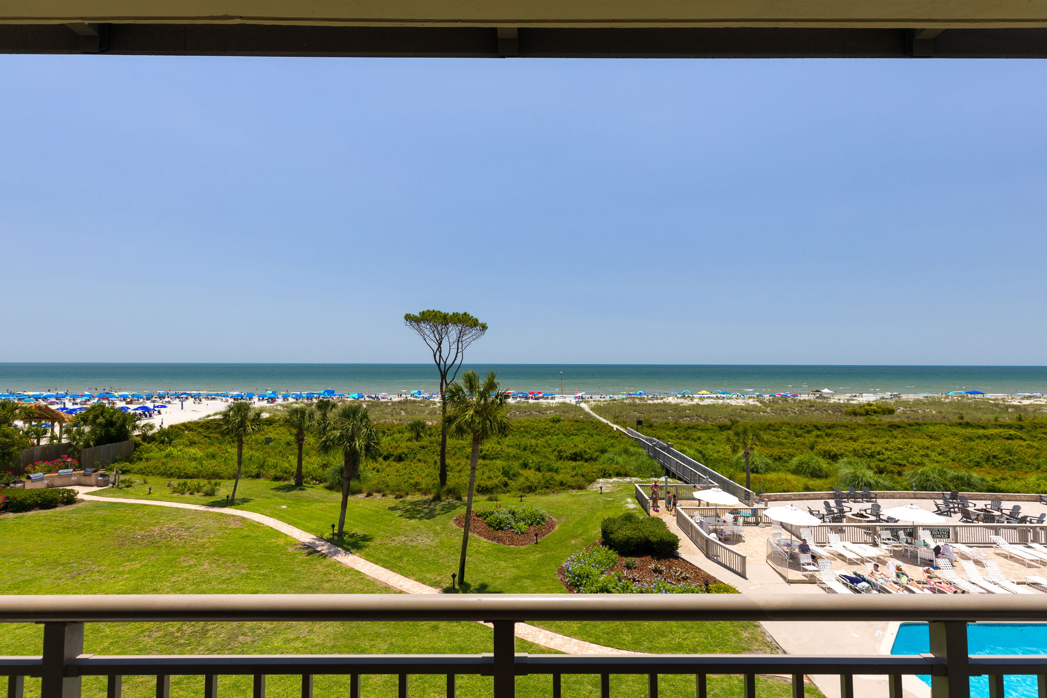 View From Private Balcony
