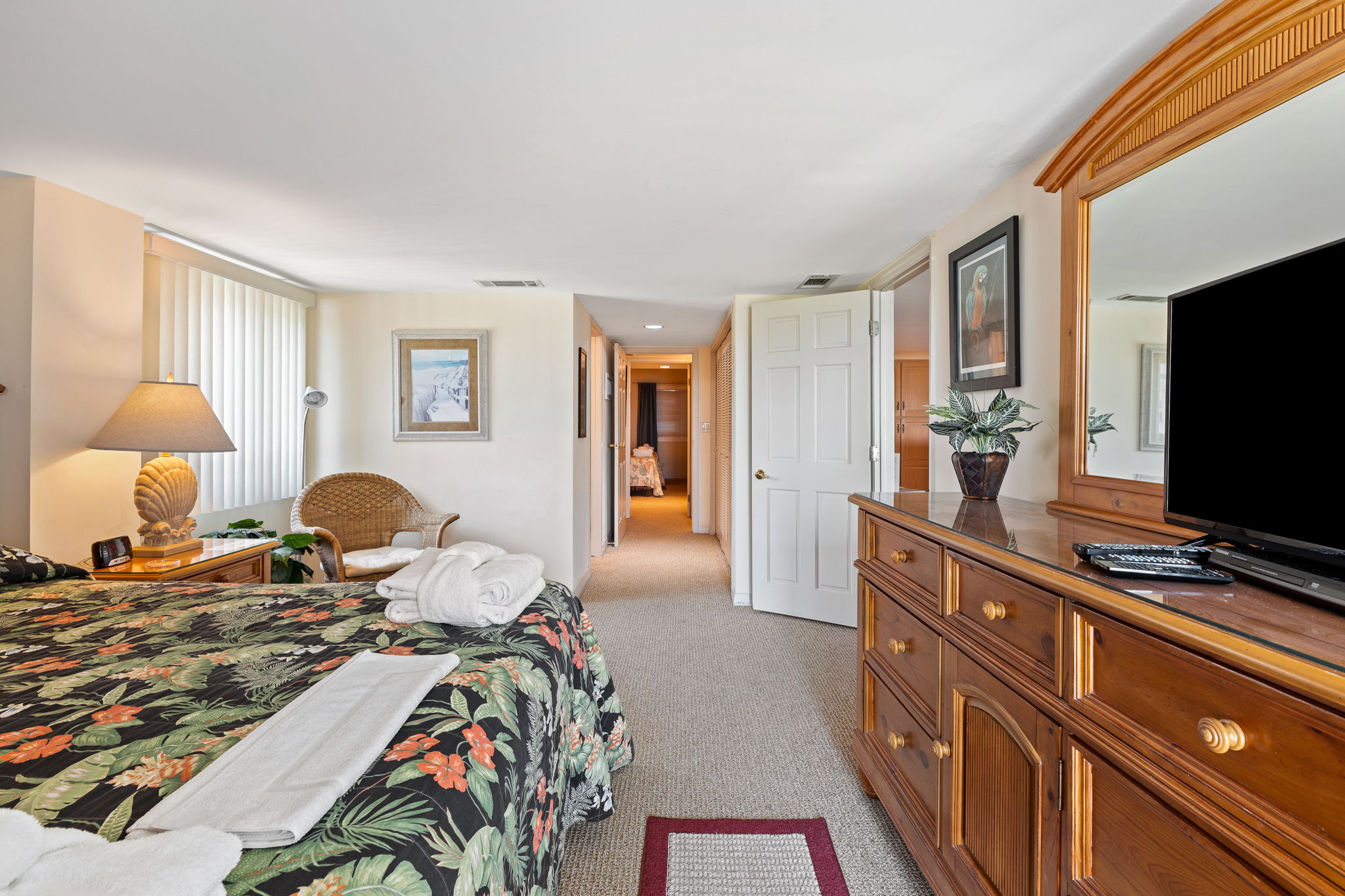 Oceanfront Master Bedroom with Private Bath