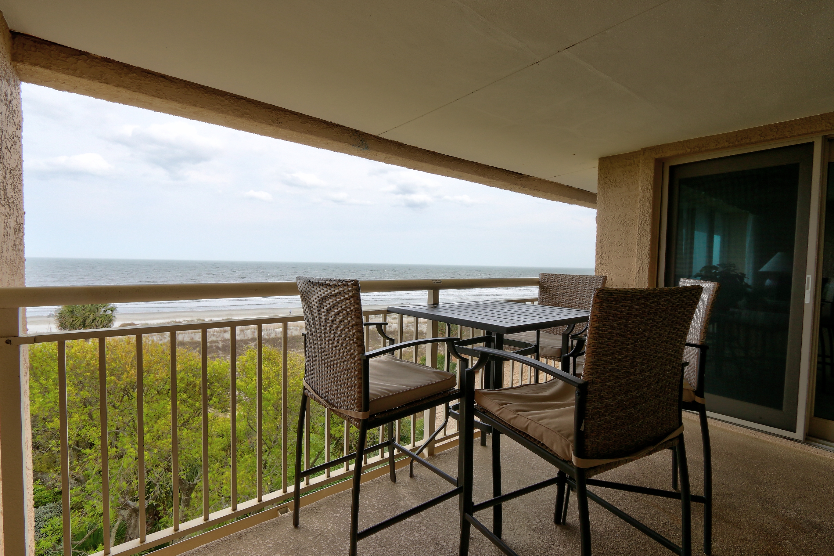 View from private oceanfront balcony