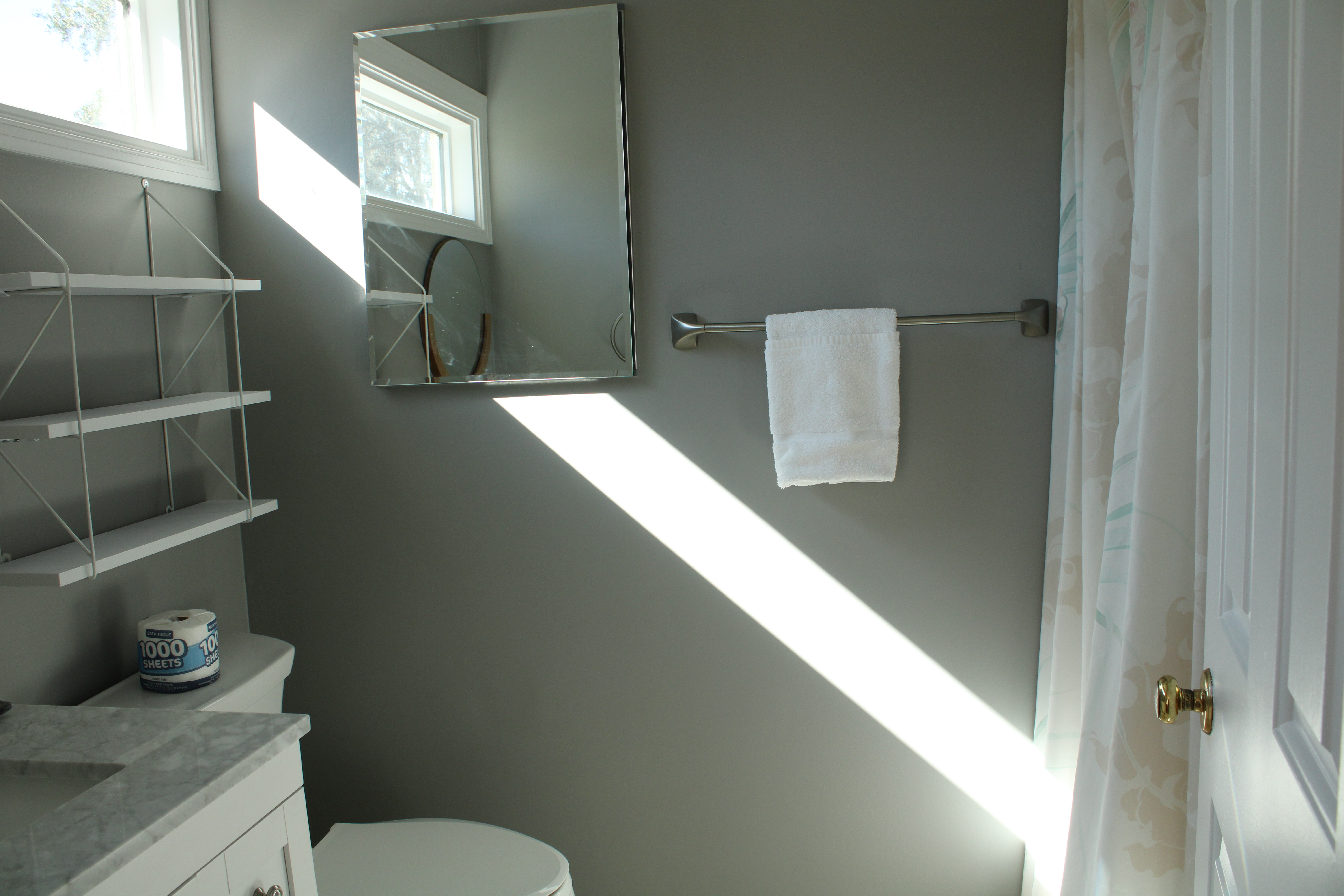 Bedroom 2 Private bath with shower/tub combo