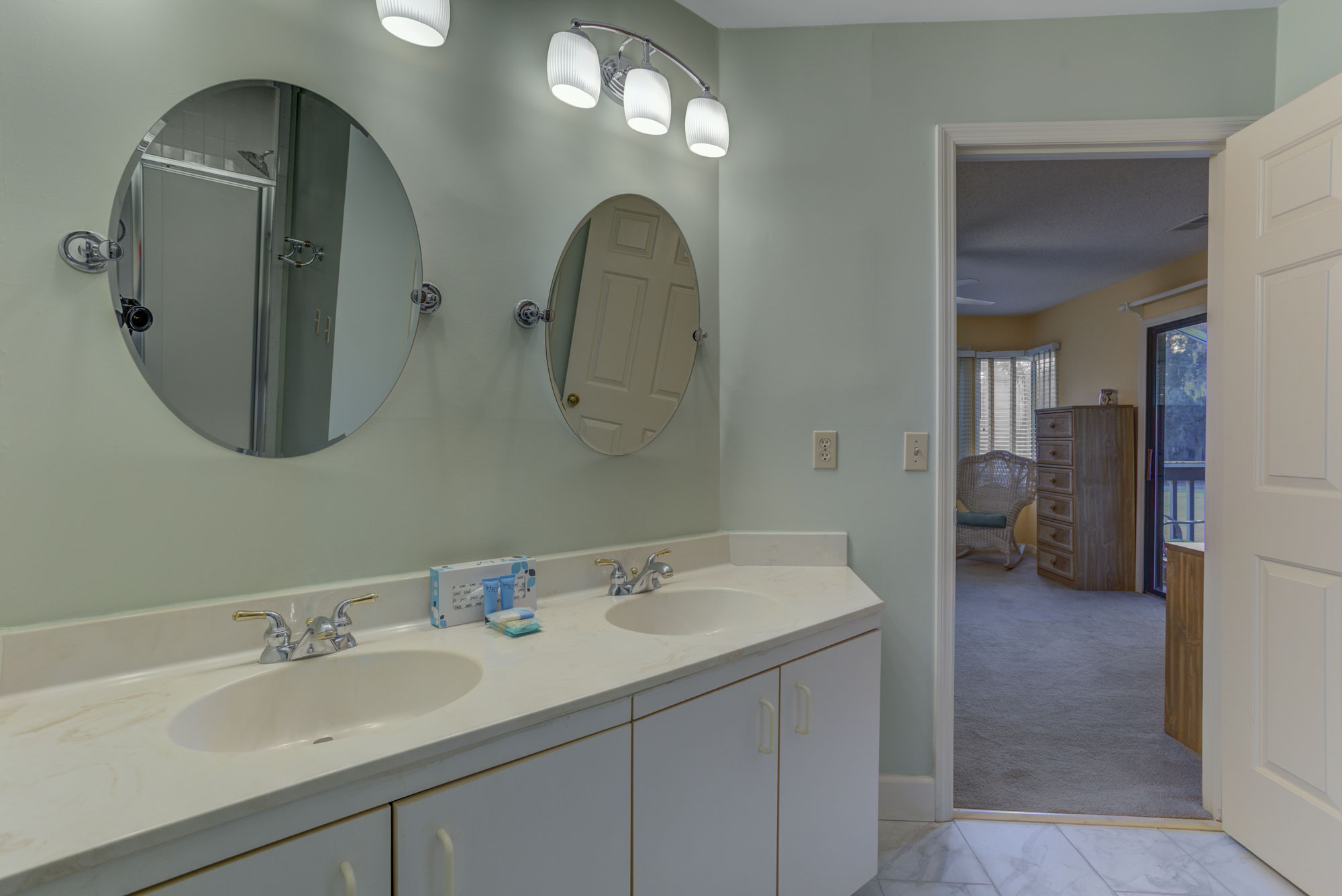 Master Bath with Double Sinks