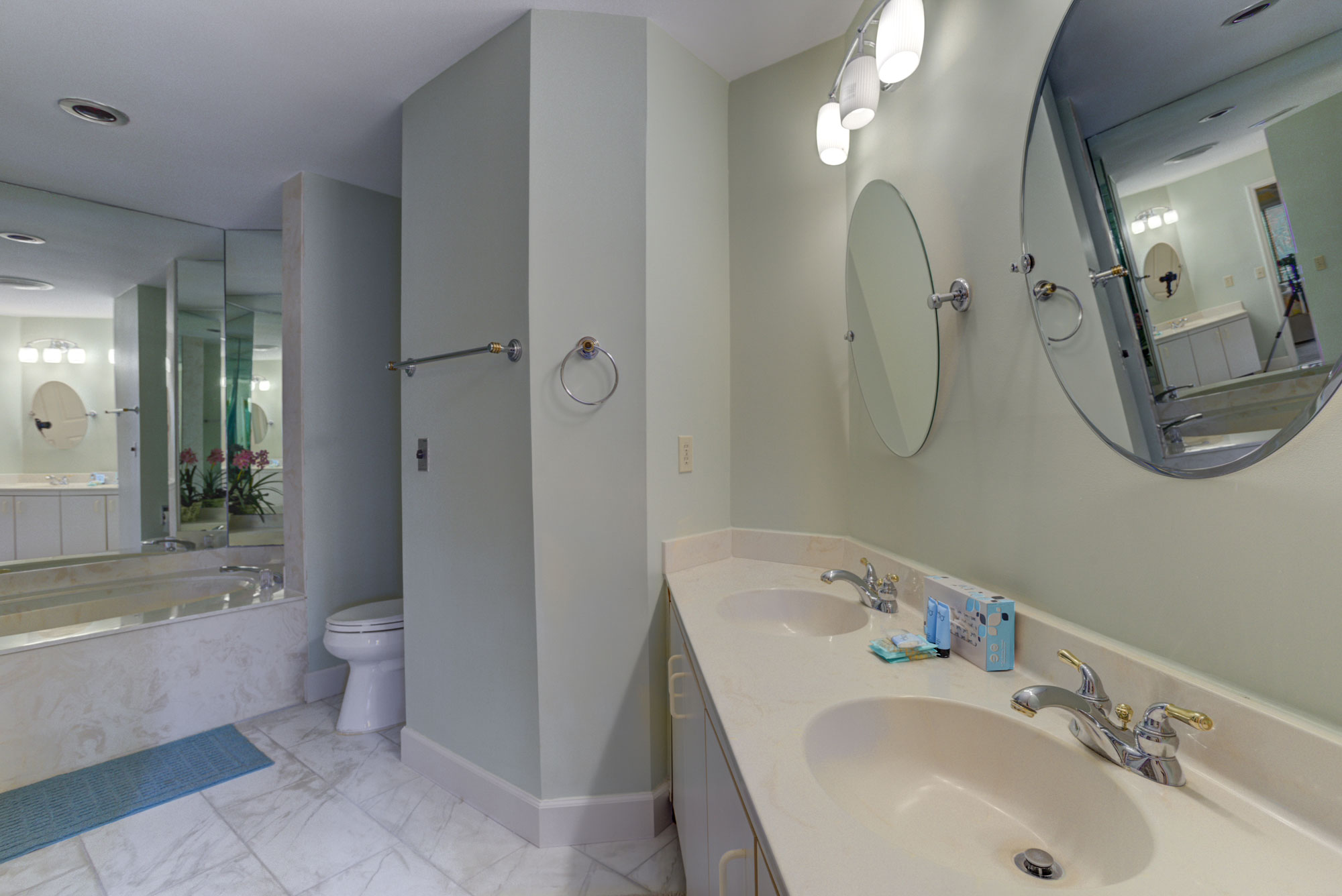 Master Bath with Soaking Tub and Shower