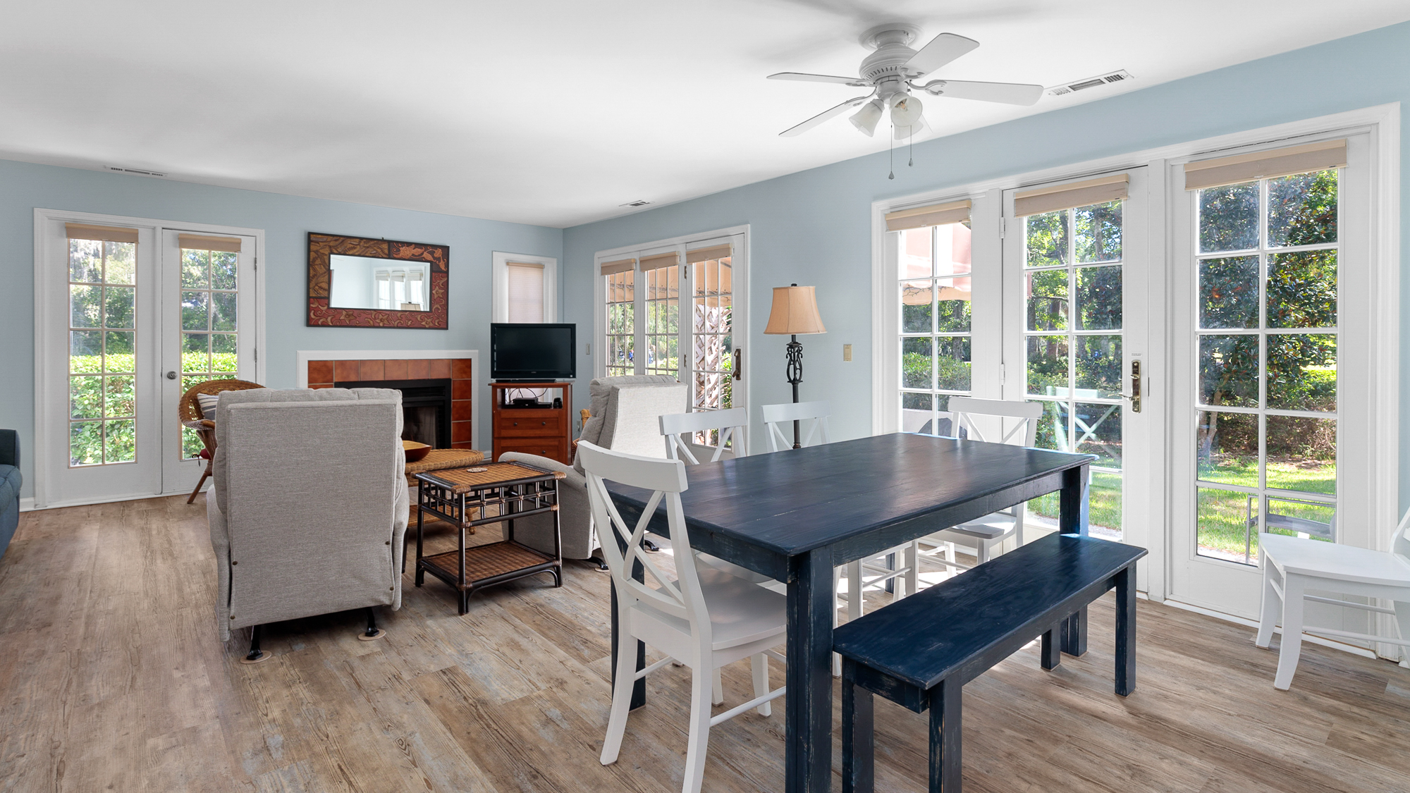 Open Floor Dining Area and Living Room