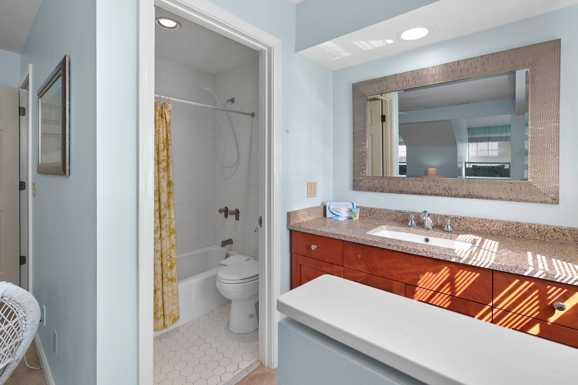 Bedroom 3 Private Bath with Shower/Tub Combo