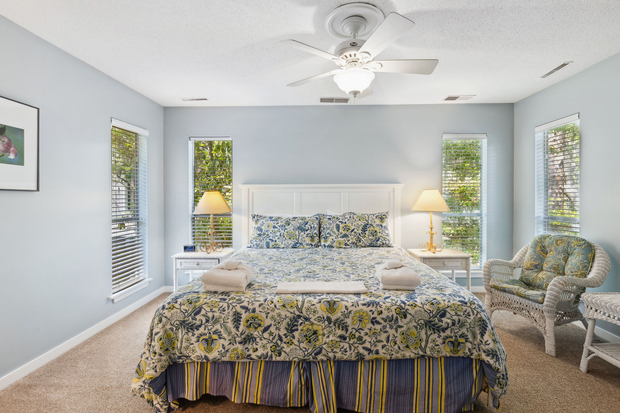 Bedroom 2 with King Bed and Flat Screen TV