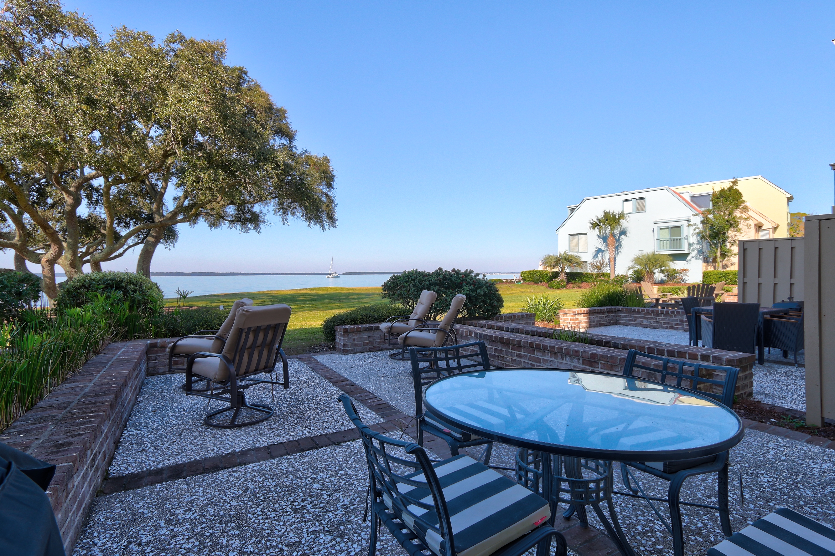 Back Patio with Sound View