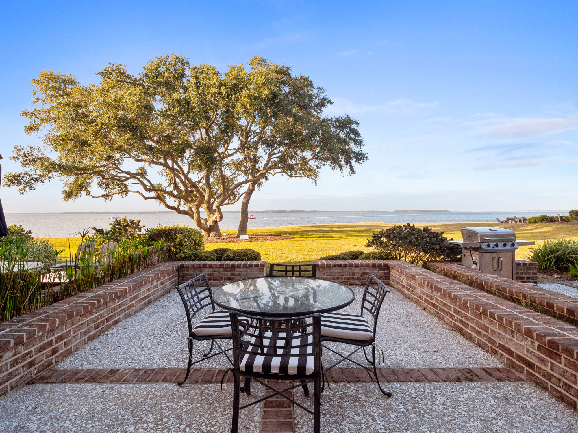 View from patio of 704 Schooner Court of Calibogue Sound